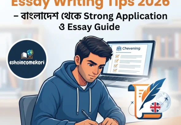 Chevening Scholarship Essay Writing Tips 2026 – বাংলাদেশ থেকে Strong Application ও Essay Guide