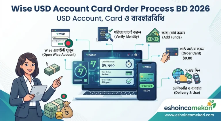 Wise USD Account Card Order Process BD 2026 – USD Account, Card ও ব্যবহারবিধি