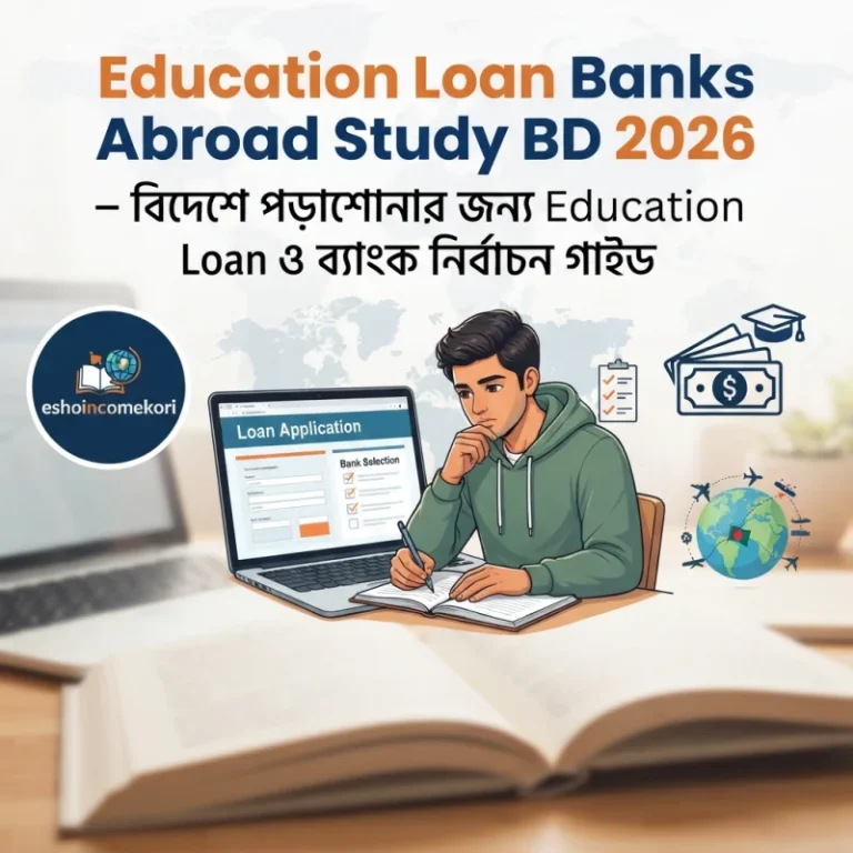 Education Loan Banks Abroad Study BD 2026 – বিদেশে পড়াশোনার জন্য Education Loan ও ব্যাংক নির্বাচন গাইড