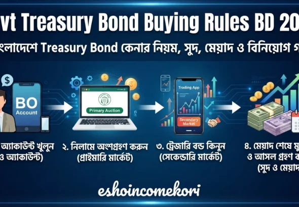 Govt Treasury Bond Buying Rules BD 2026 – বাংলাদেশে Treasury Bond কেনার নিয়ম, সুদ, মেয়াদ ও বিনিয়োগ গাইড
