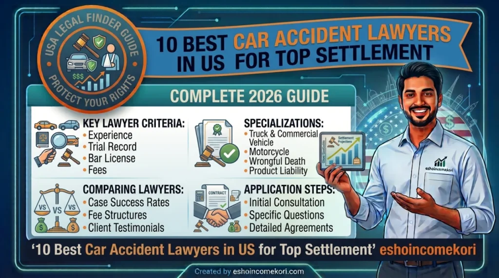 10 Best Car Accident Lawyers in US for Top Settlement