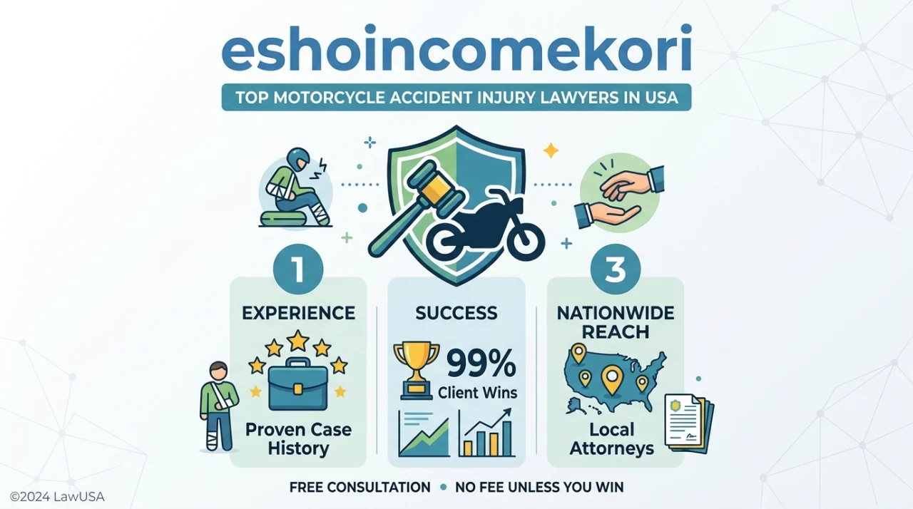  Top Motorcycle Accident Injury Lawyers in USA