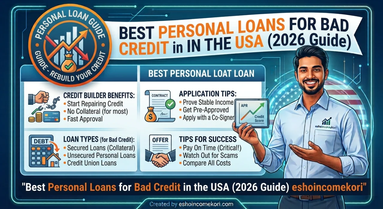 Best Personal Loans for Bad Credit in the USA (2026 Guide)