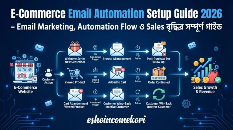 E-Commerce Email Automation Setup Guide 2026 – Email Marketing, Automation Flow ও Sales বৃদ্ধির সম্পূর্ণ গাইড