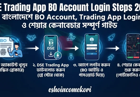 DSE Trading App BO Account Login Steps 2026 – বাংলাদেশে BO Account, Trading App Login ও শেয়ার কেনাবেচার সম্পূর্ণ গাইড