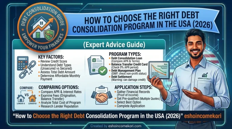  How to Choose the Right Debt Consolidation Program in the USA (2026)