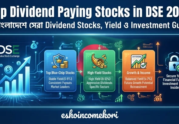 Top Dividend Paying Stocks in DSE 2026 – বাংলাদেশে সেরা Dividend Stocks, Yield ও Investment Guide