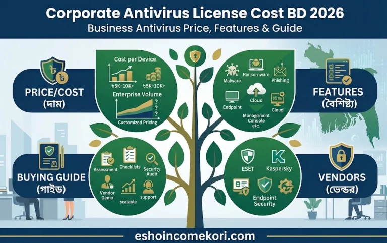 Corporate Antivirus License Cost BD 2026 – Business Antivirus Price, Features & Buying Guide