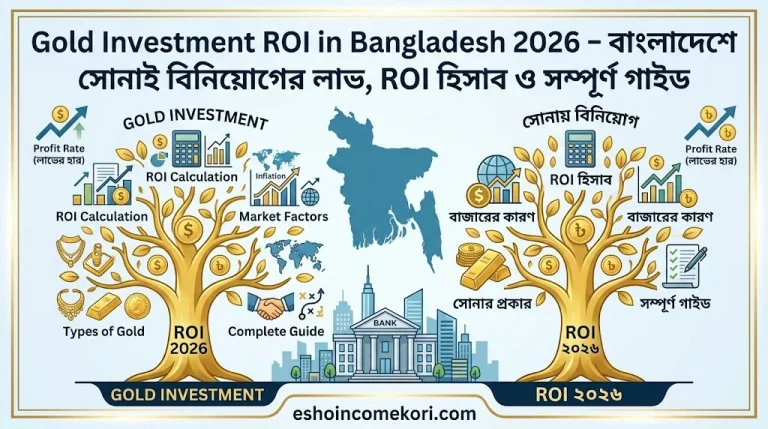 Gold Investment ROI in Bangladesh 2026 – বাংলাদেশে সোনায় বিনিয়োগের লাভ, ROI হিসাব ও সম্পূর্ণ গাইড