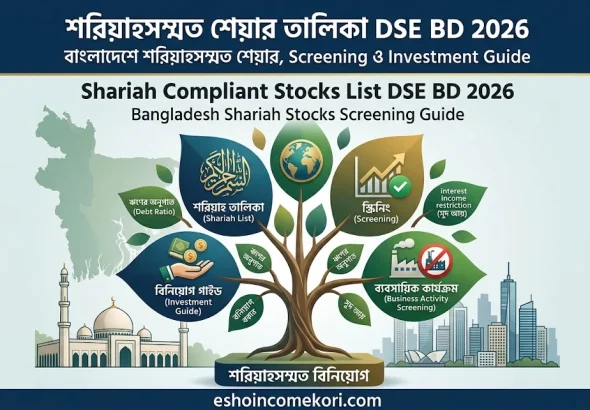 Shariah Compliant Stocks List DSE BD 2026 – বাংলাদেশে শরিয়াহসম্মত শেয়ার, Screening ও Investment Guide