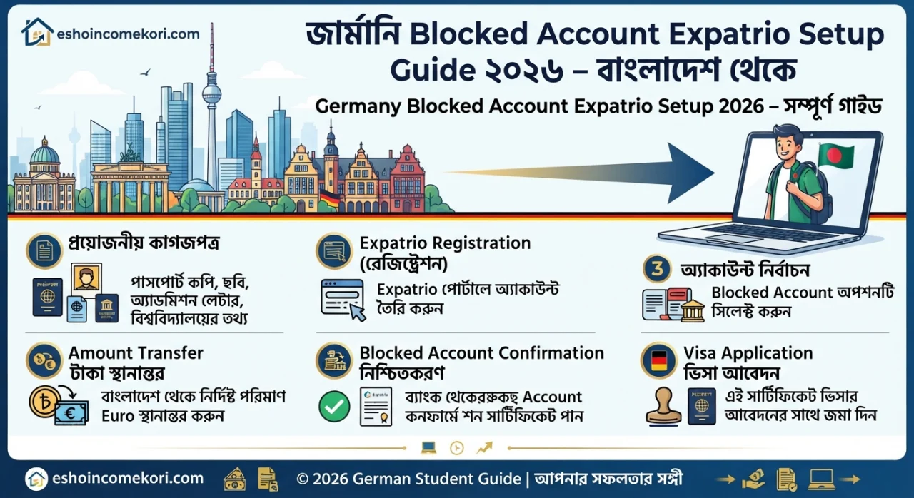 Germany Blocked Account Expatrio Setup 2026 – বাংলাদেশ থেকে সম্পূর্ণ গাইড