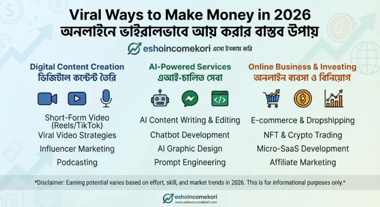 Viral Ways to Make Money in 2026 – অনলাইনে ভাইরালভাবে আয় করার বাস্তব উপায়