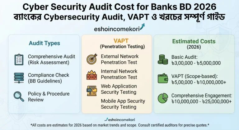 Cyber Security Audit Cost for Banks BD 2026 – ব্যাংকের Cybersecurity Audit, VAPT ও খরচের সম্পূর্ণ গাইড