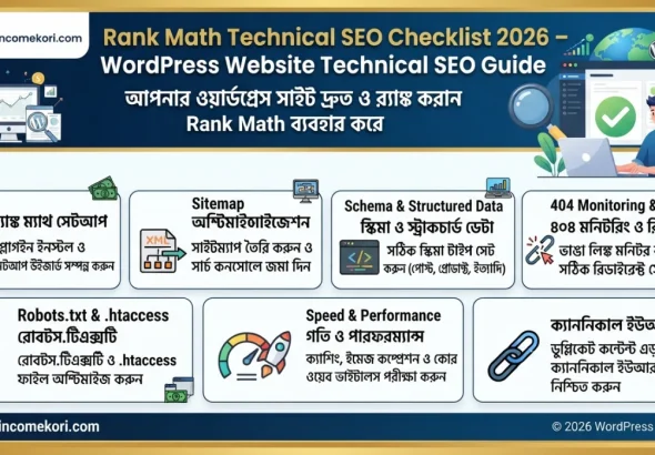 Rank Math Technical SEO Checklist 2026 – WordPress Website Technical SEO Guide