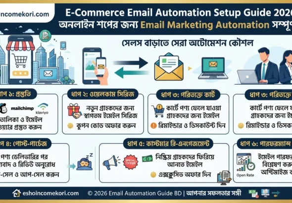E-Commerce Email Automation Setup Guide 2026 – অনলাইন শপের জন্য Email Marketing Automation
